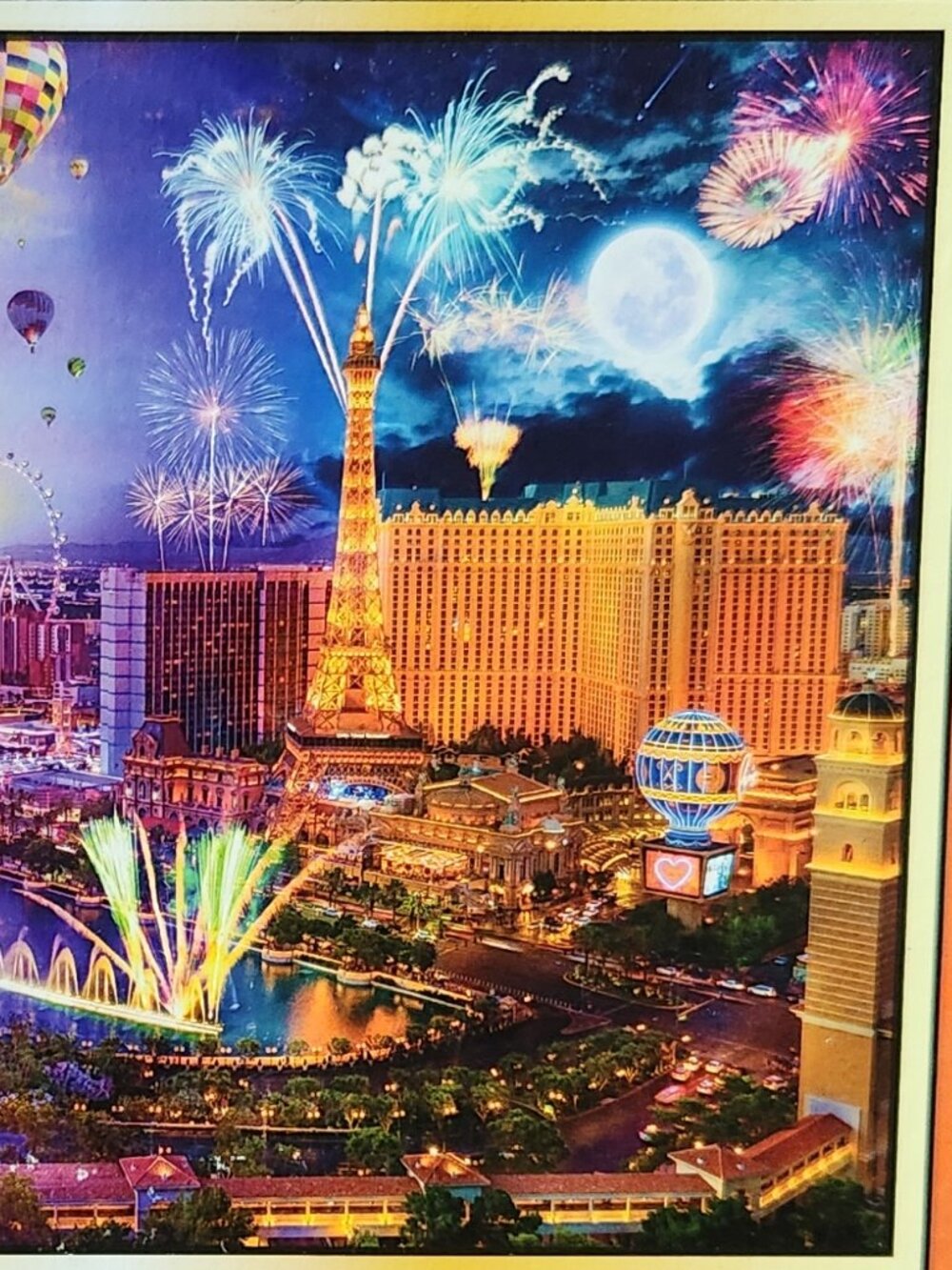 LARS STEWART Fabulous Las Vegas Night & Day Puzzle - 1000 Piece - NEW SEALED - Picture 3 of 3